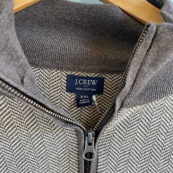 Brown J.Crew men’s sweater pullover - NWT - Picture 3 of 4